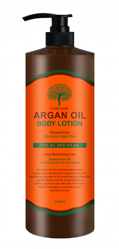 Char Char Лосьон для тела АРГАНОВОЕ МАСЛО Argan Oil Body Lotion, 1500 мл