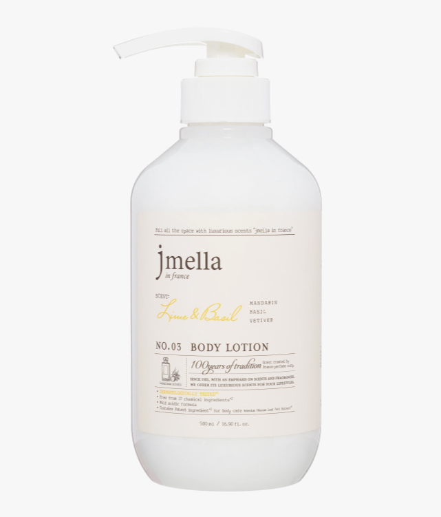 JMELLA Парфюмированный лосьон для тела In France Lime & Basil Body Lotion, 500 мл
