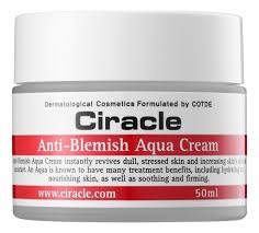 CIRACLE Крем для лица увлажняющий для проблемной кожи Anti Blemish Aqua Cream, 50 мл