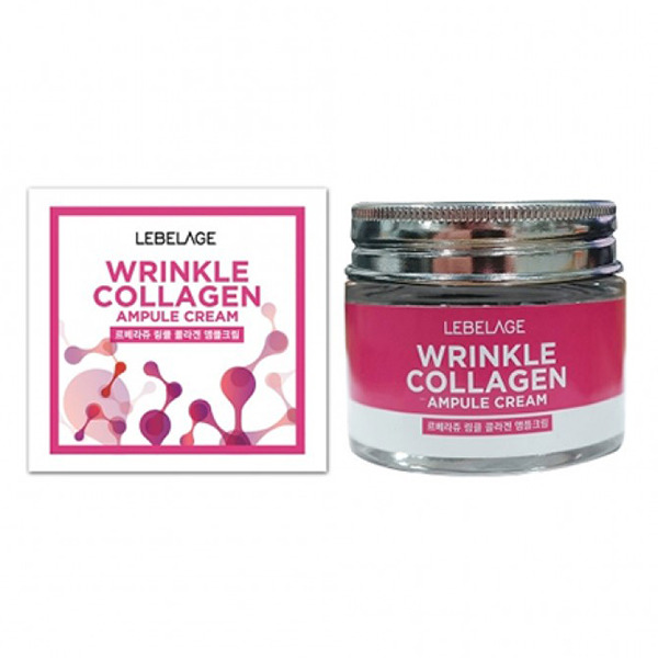 Lebelage Крем для лица ампульный с коллагеном против морщин - Ampule cream wrinkle collagen, 70мл