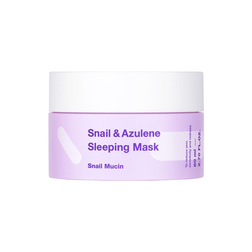 TIAM Маска ночная с муцином улитки и азуленом - Snail & Azulene Sleeping Mask, 80мл