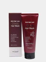 TRIMAY Безсульфатная питательная маска против выпадения волос Anti-Hair Loss Clinic Hair Mask, 200 мл